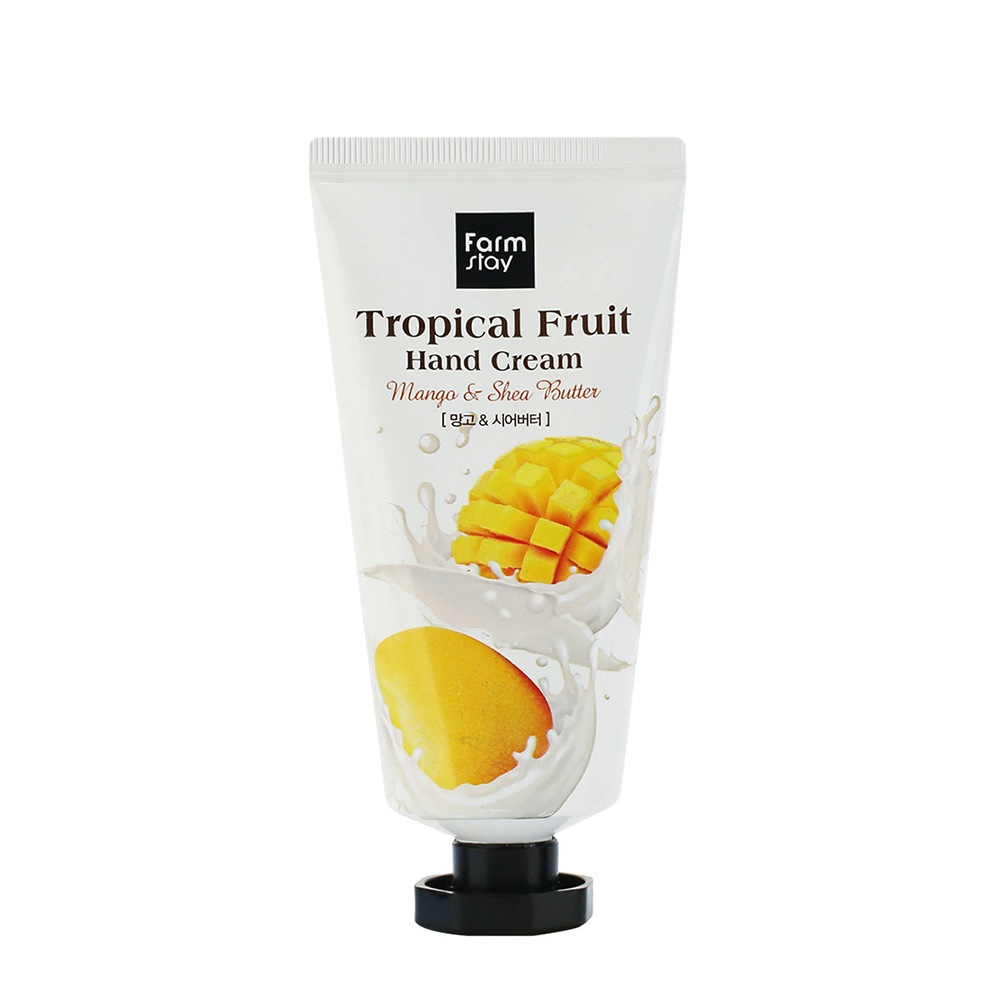 FARMSTAY Крем для рук Тропические фрукты, с манго и маслом ши 50 мл смягчающий крем для ног против натоптышей и трещин urea 20% и касторовым маслом