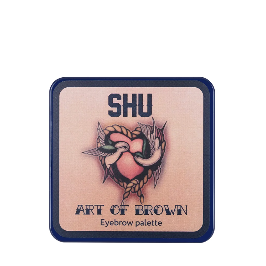 SHU Палетка для макияжа бровей, №201 классический коричневый / Art Of Brown 4,4 гр, фото 2