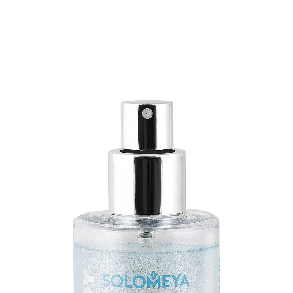 SOLOMEYA Мист парфюмированный для волос и тела Черная Ваниль и Пачули с шиммером / Hair&body Fragrance mist Black Vanilla&Patchouli with shimmer 75 мл, фото 2