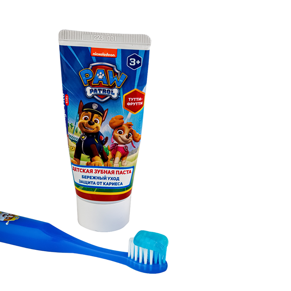 LONGA VITA Паста зубная детская профилактическая от 3-х лет Тутти-Фрутти / Longa Vita Paw Patrol Biotech 75 гр, фото 4