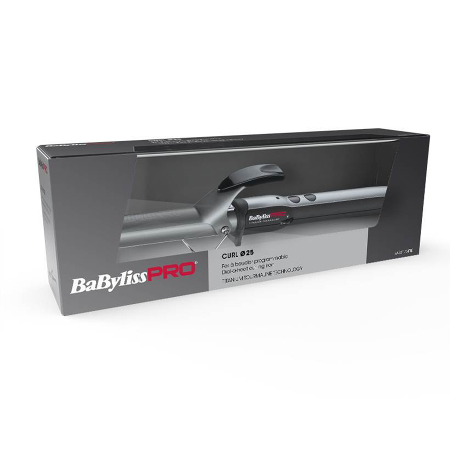 BABYLISS PRO Плойка Bab PRO 25 мм 40 W titan-tourm BAB2173TTE, фото 4