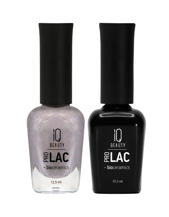IQ BEAUTY 052 лак для ногтей укрепляющий с биокерамикой / Nail polish PROLAC + bioceramics 12.5 мл, фото 4