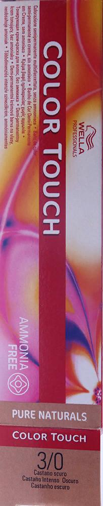 WELLA 3/0 краска для волос, темно-коричневый / Color Touch 60 мл, фото 3