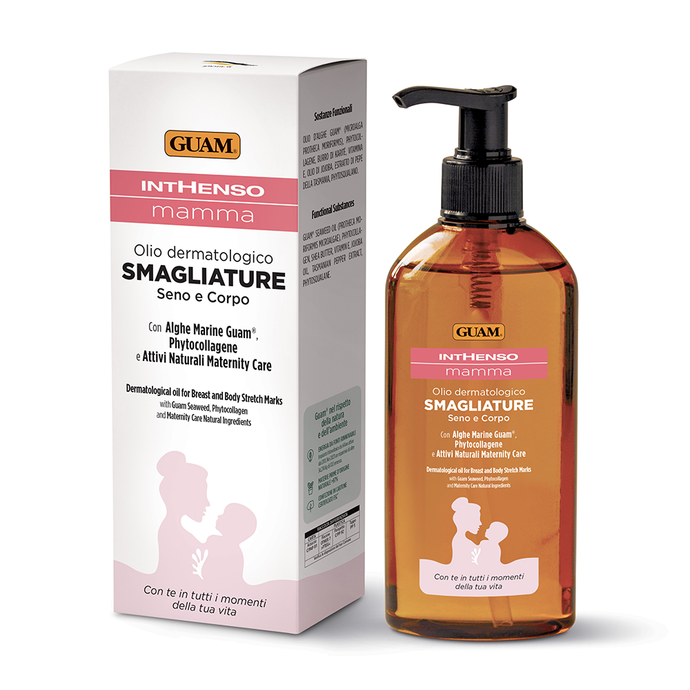 GUAM Масло против растяжек для груди и тела / INTHENSO MAMMA 200 мл, фото 2