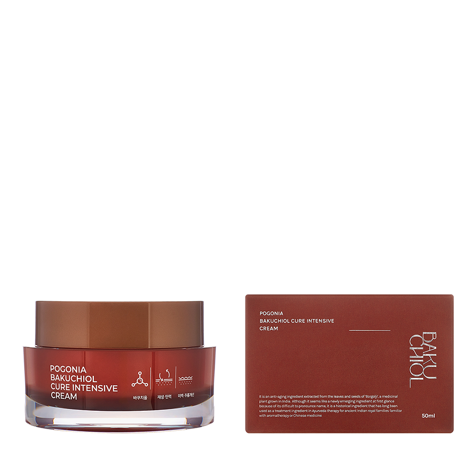 POGONIA Крем интенсивно омолаживающий с бакучиолом / BAKUCHIOL CURE INTENSIVE CREAM 50 мл, фото 2