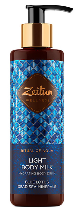 ZEITUN Молочко легкое для тела Ритуал увлажнения / Aqua 200 мл