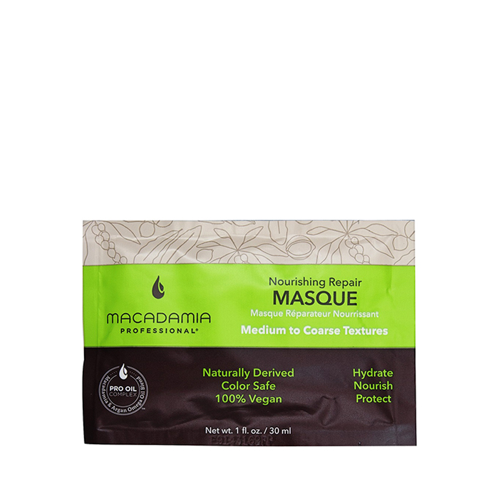 MACADAMIA PROFESSIONAL Маска питательная для всех типов волос / Nourishing Moisture masque 30 мл 300203 - фото 1