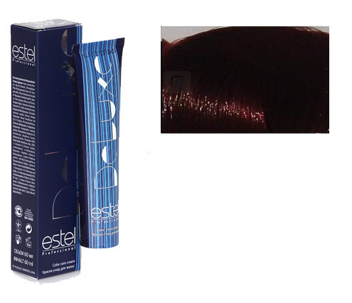 ESTEL PROFESSIONAL 5/45 краска для волос, светлый шатен медно-красный / DE LUXE 60 мл, фото 1