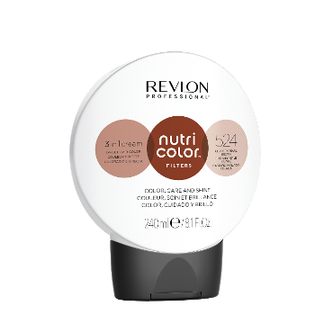 REVLON PROFESSIONAL 524 крем-краска для волос без аммиака, коричневый медно-перламутровый / Nutri Color Filters 240 мл