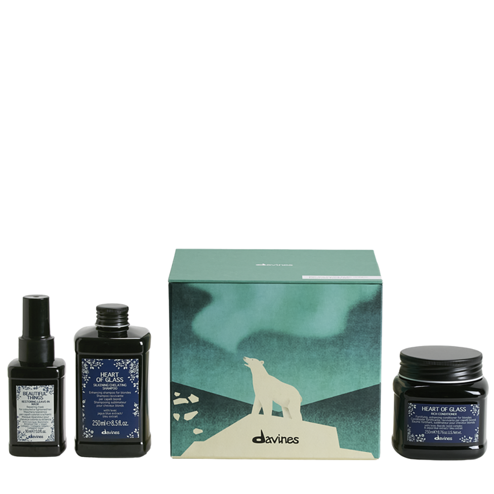 DAVINES SPA Набор для сияния волос цвета блонда Mysterious Polar Regions Heart Of Glass 9640₽