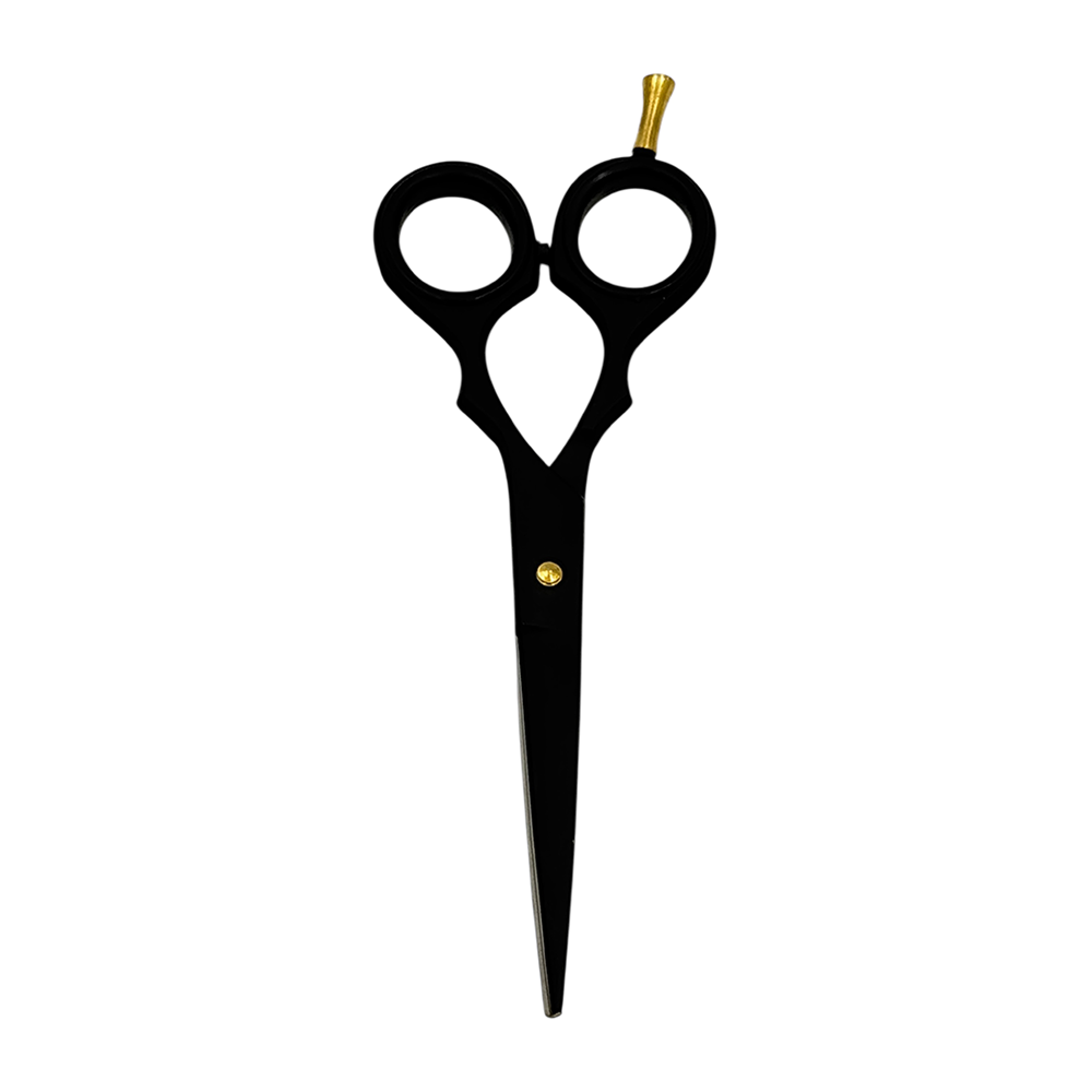 IWOU PROFESSIONAL Ножницы парикмахерские прямые 6` черные /BALIZA CARE, фото 1