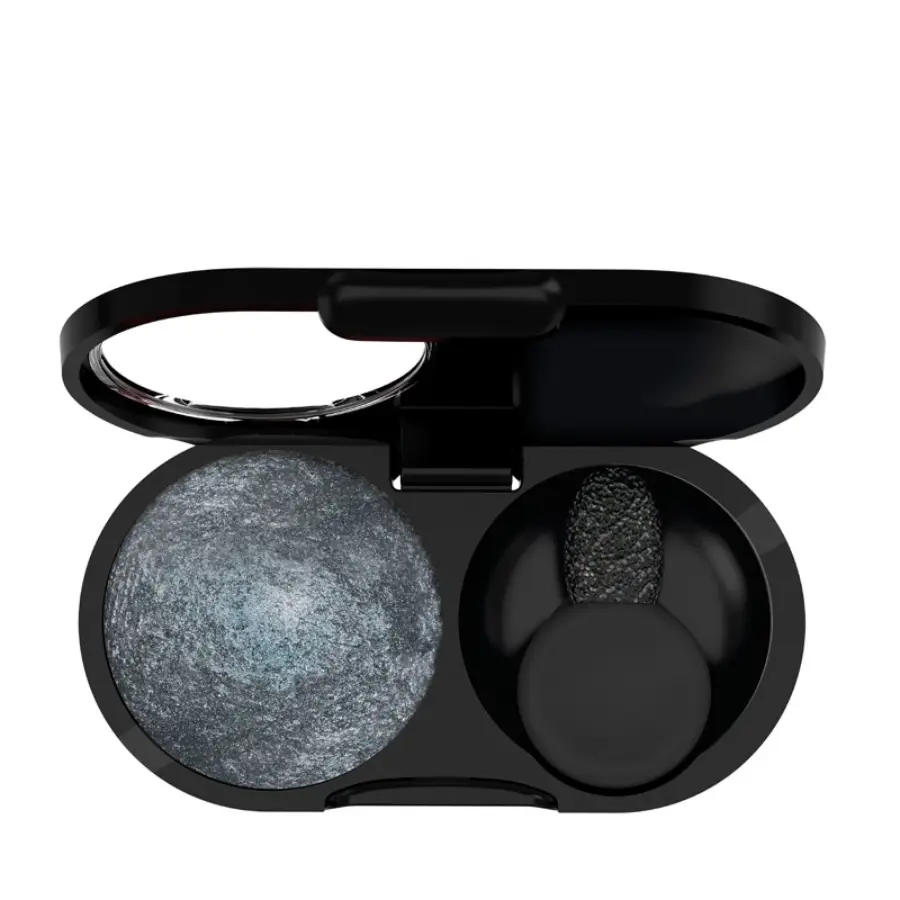 PUPA Тени запеченные сияющие, 308 антрацитово-серый / VAMP! WET&DRY 1 гр, фото 2