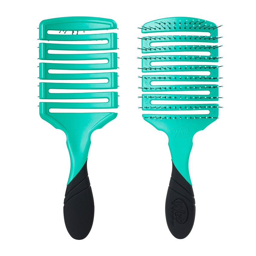 WET BRUSH Щетка для быстрой сушки волос с мягкой ручкой, прямоугольная голубая / PRO FLEX DRY PADDLE PURIST BLUE, фото 4