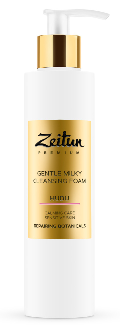 ZEITUN Пенка молочная нежная для умывания, для чувствительной кожи / HUDU 200 мл librederm пенка для умывания нежная 160 мл