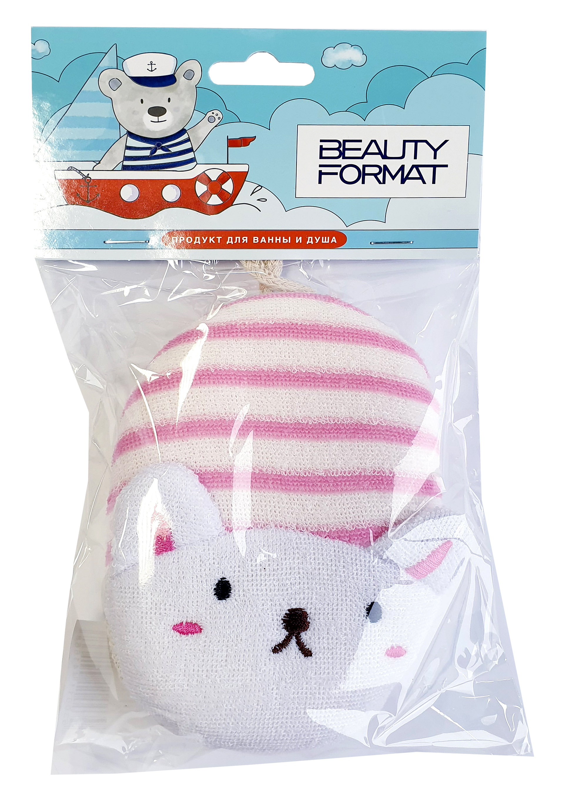 BEAUTY FORMAT Мочалка мышка, фото 2