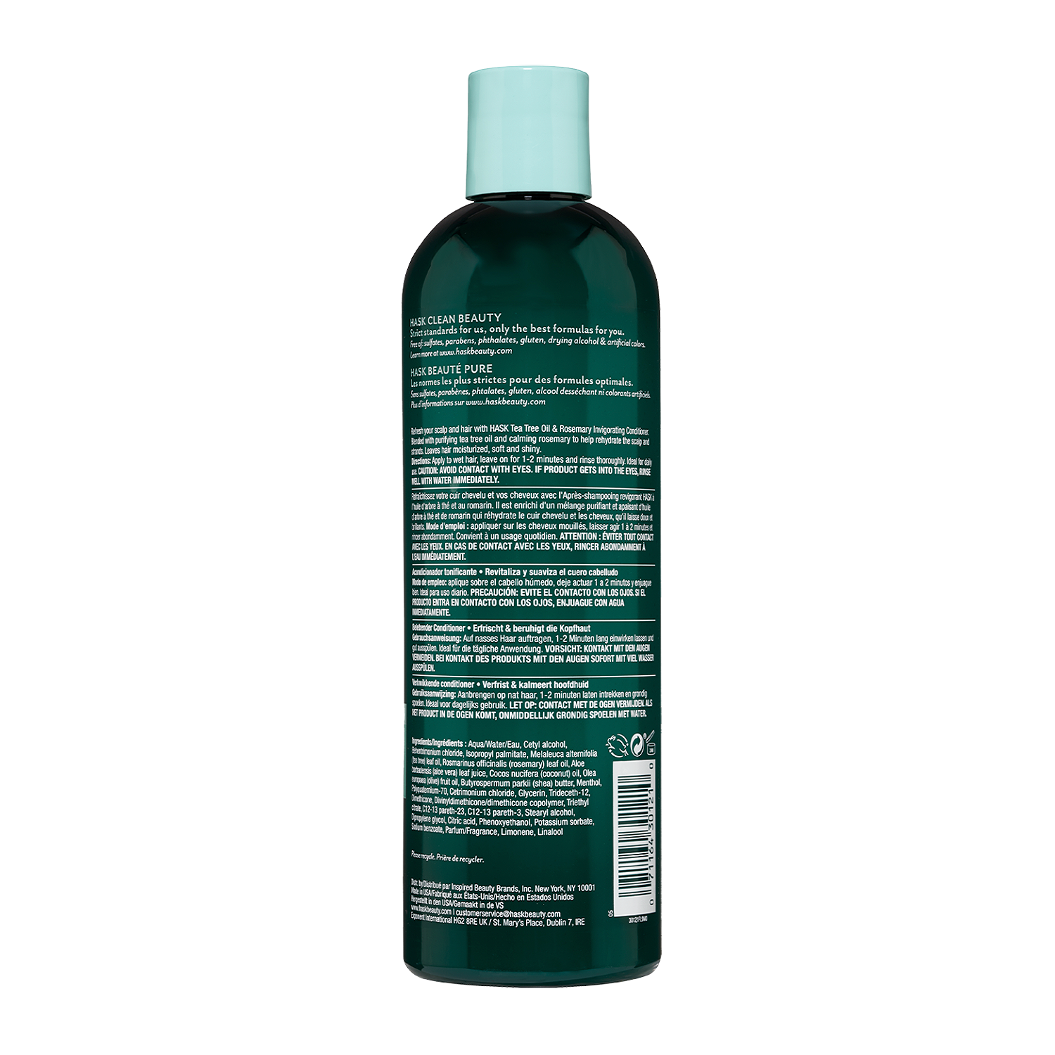 HASK Кондиционер освежающий с маслом чайного дерева и розмарином / Tea Tree Oil & Rosemary Invigorating Conditioner 355 мл, фото 3