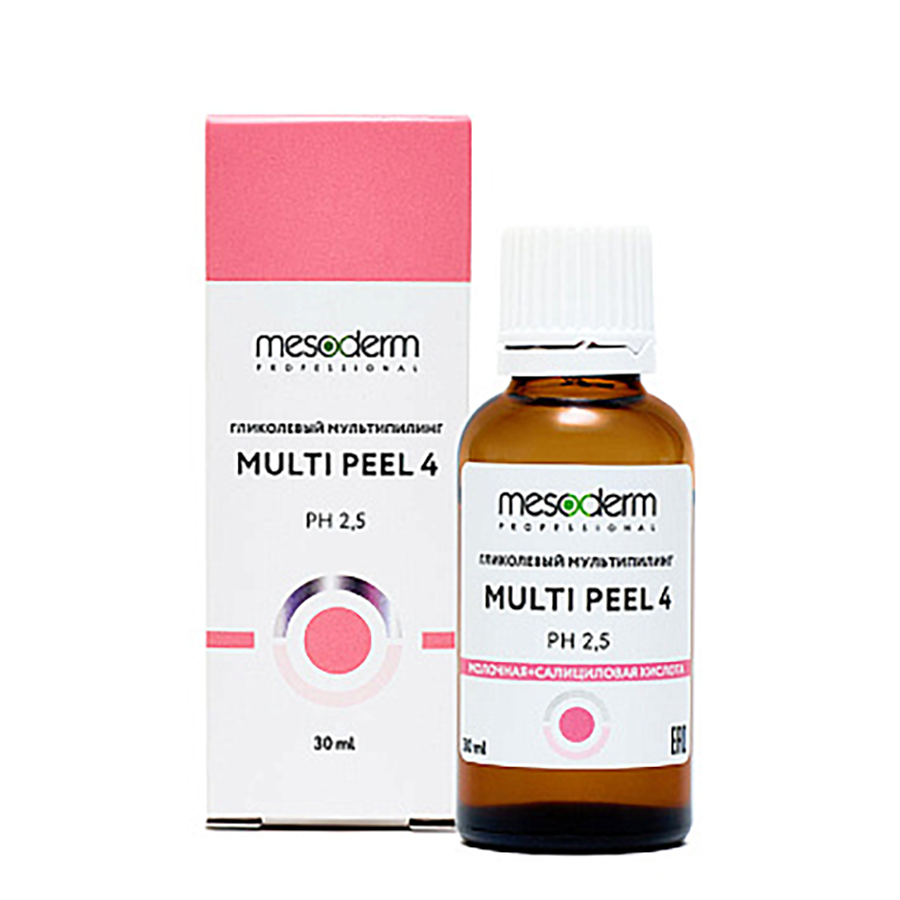 MESODERM Мультипилинг гликолевый с молочной и салициловой кислотой / Multi Peel 4 30 мл, фото 2