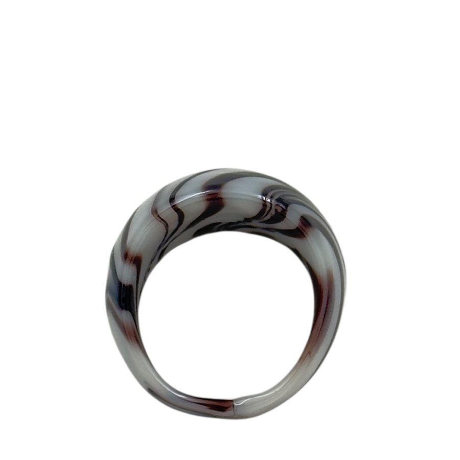 IWOU PROFESSIONAL Кольцо Шоколадный мрамор, фото 2