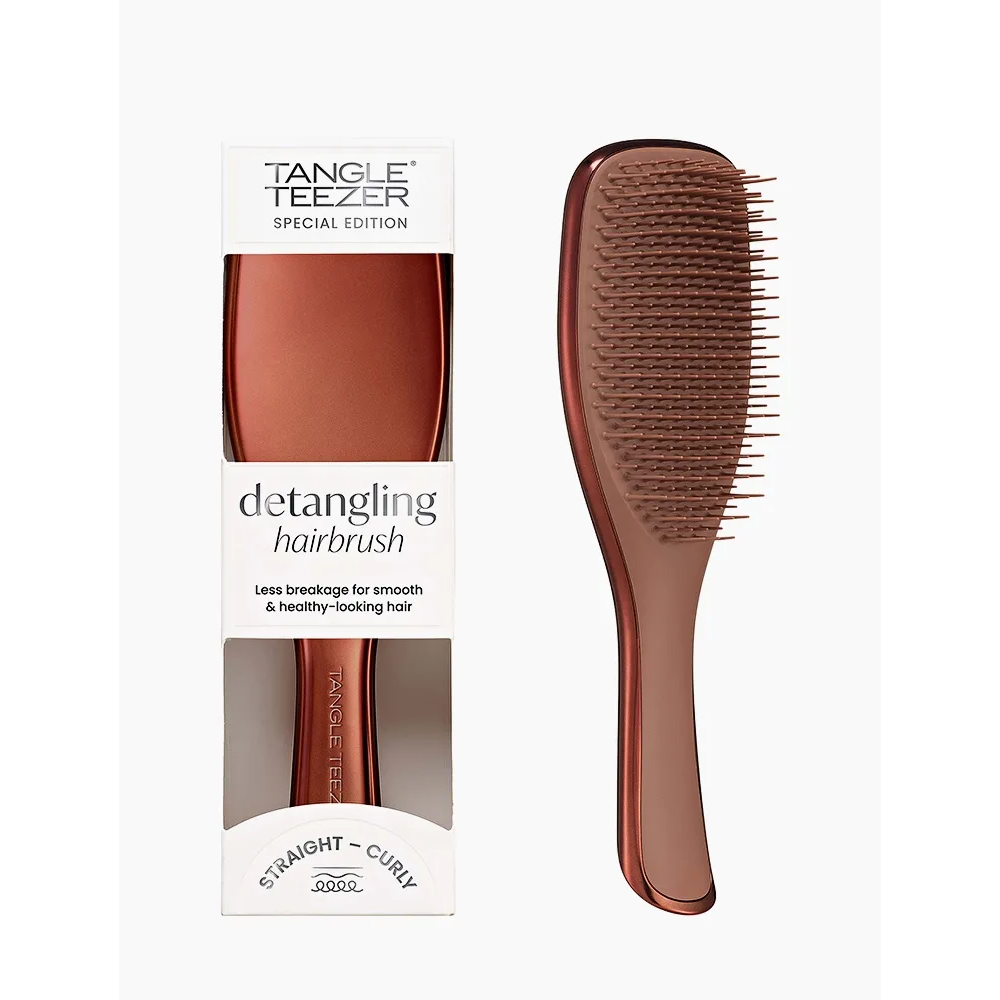 TANGLE TEEZER Расческа для волос / The Ultimate Detangler Chrome Chocolate Bronze, фото 9