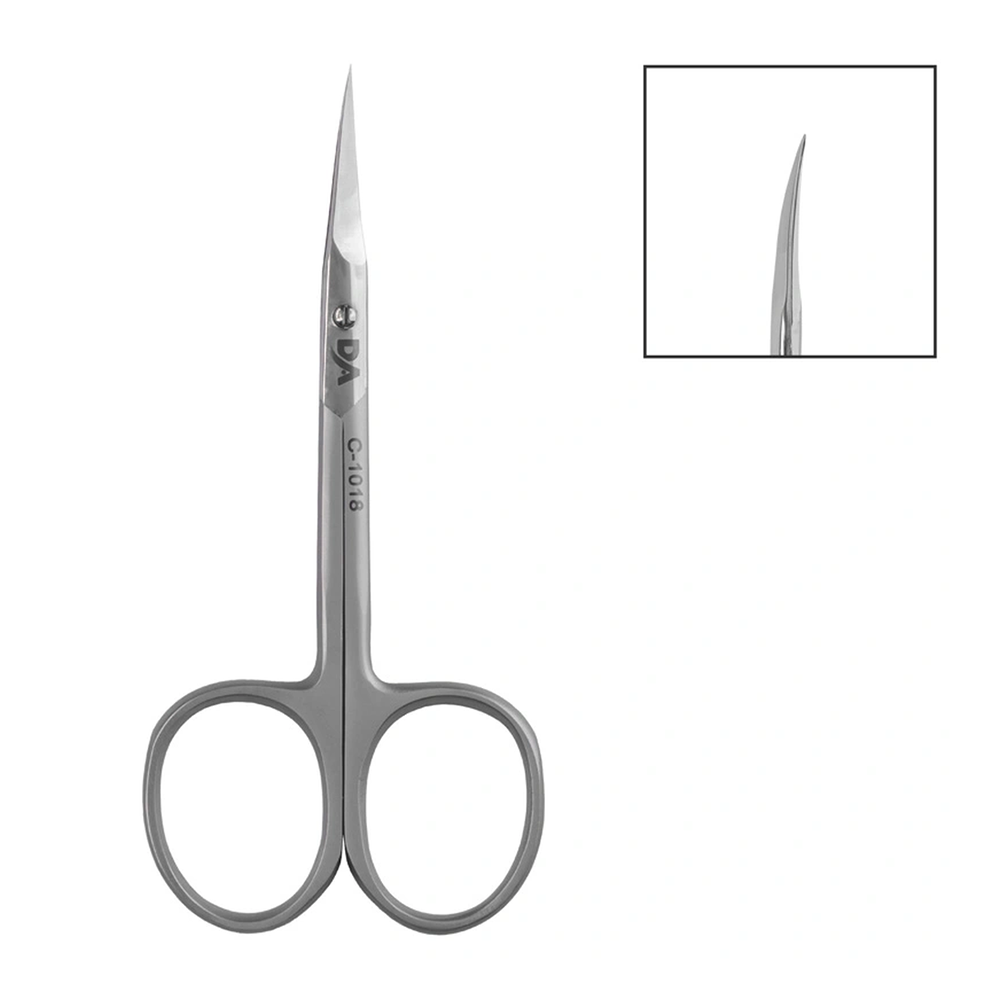 DR. ALEX Ножницы для кутикулы C-1018, студийная заточка, длина лезвия 24 мм, фото 2