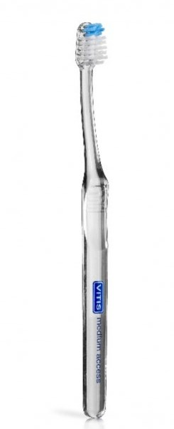 DENTAID Щётка зубная в твердой упаковке Vitis Medium Access + Зубная паста Vitis Gingival 15 мл, фото 7