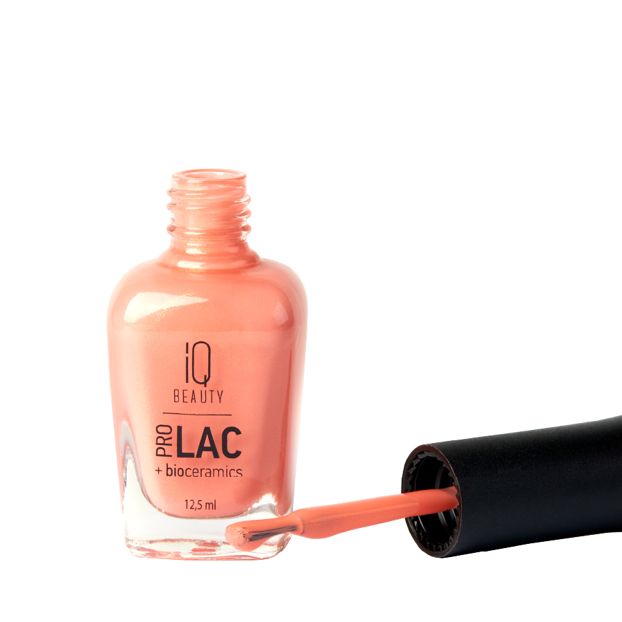 IQ BEAUTY 135 лак для ногтей укрепляющий с биокерамикой / Nail Polish PROLAC+bioceramics 12,5 мл, фото 4