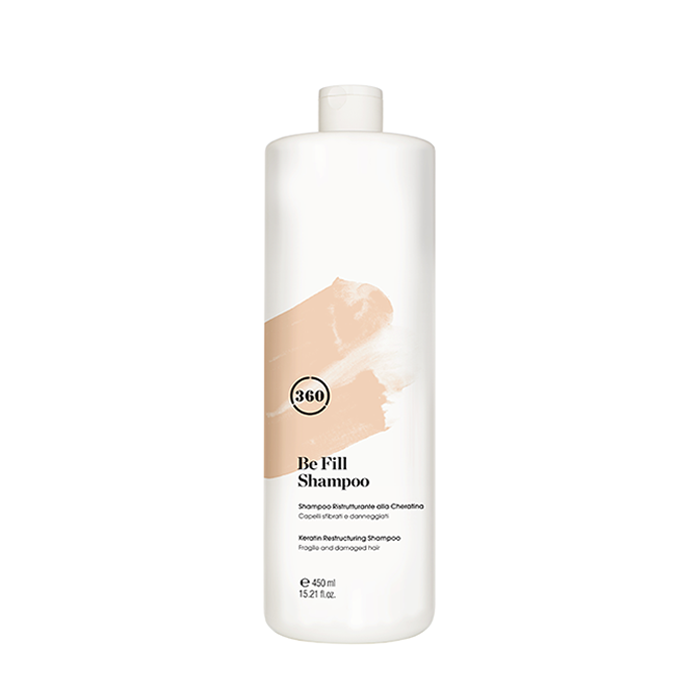 360 HAIR PROFESSIONAL Шампунь для волос / Shampoo Be Fill 450 мл интенсивный восстанавливающий шампунь для поврежденных волос sp repair shampoo 99350032627 250 мл