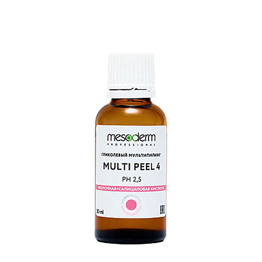 MESODERM Мультипилинг гликолевый с молочной и салициловой кислотой / Multi Peel 4 30 мл, фото 1