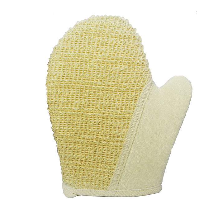BEAUTY FORMAT Мочалка натуральная крапива + хлопок рукавица мочалка beauty format натуральная рукавица джут