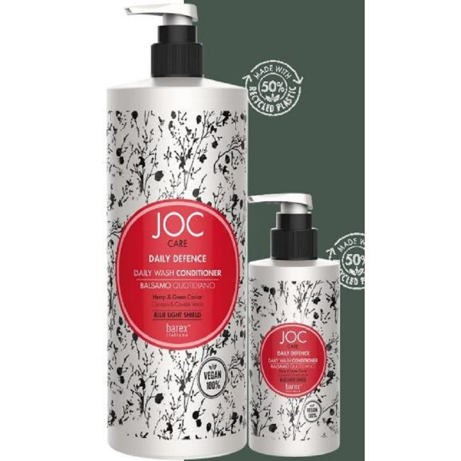 BAREX Кондиционер для ежедневного применения с коноплей и зеленой икрой / JOC CARE DAILY DEFENCE 1000 мл, фото 2