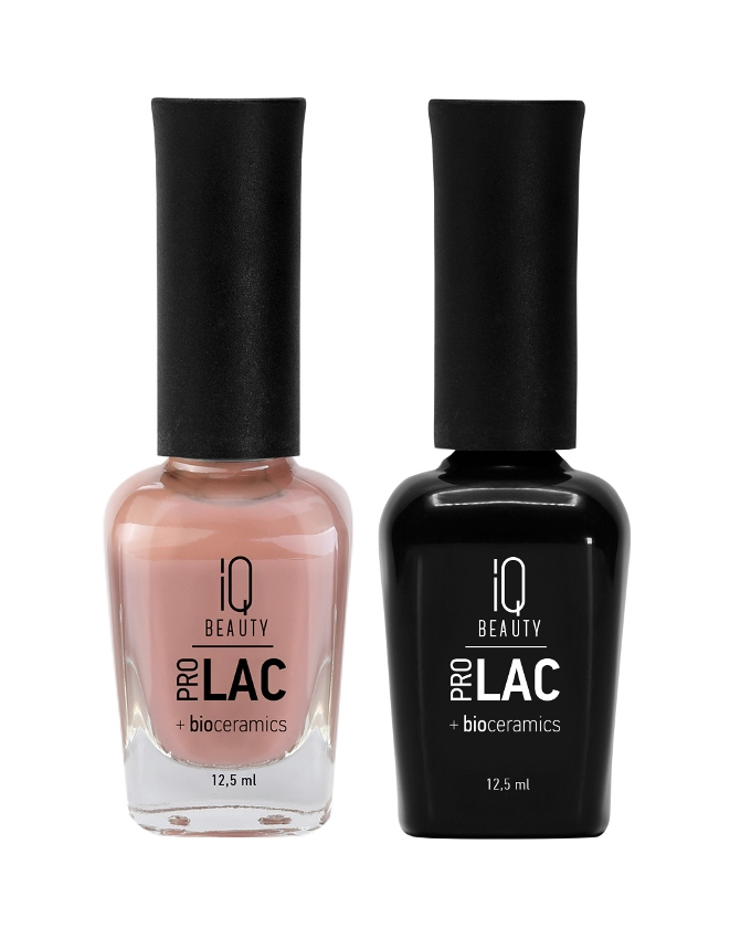 IQ BEAUTY 008 лак для ногтей укрепляющий с биокерамикой / Nail polish PROLAC + bioceramics 12.5 мл, фото 4