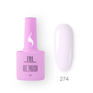 TNL PROFESSIONAL 274 гель-лак для ногтей 8 чувств, лиловый снег / TNL 10 мл