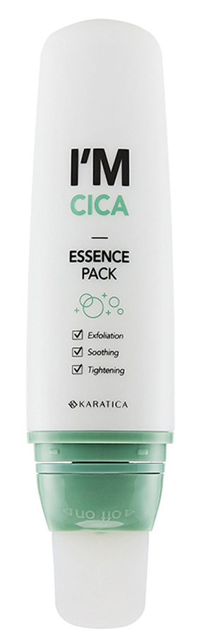 Купить KARATICA Маска-эссенция очищающая пузырьковая с кислотами и центеллой / I'm Cica Essence Pack 100 мл