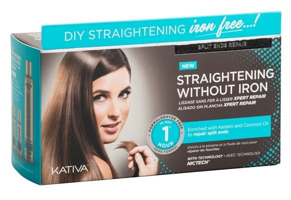 

KATIVA Набор для выпрямления волос Восстановление, для волос с секущимися кончиками / IRON FREE