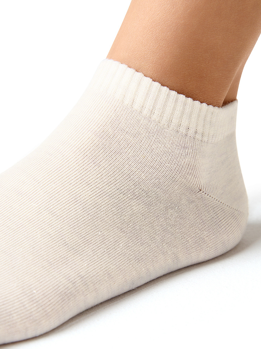 OMSA Носки укороченные с люрексом Avorio Melange 39-41 / ECO 255, фото 3