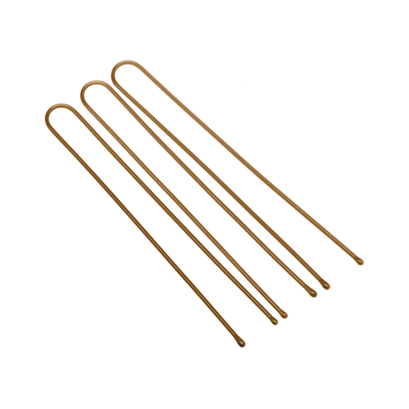 DEWAL PROFESSIONAL Шпильки коричневые, прямые 60 мм, 24 шт/уп (на блистере), фото 2