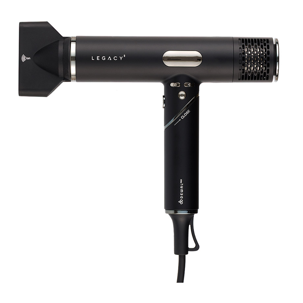 

DEWAL PROFESSIONAL Фен DEWAL PRO LEGACY2, складной, 1600W, бесщеточный мотор, ионизация, 4 насадки + диффузор, провод 3 м