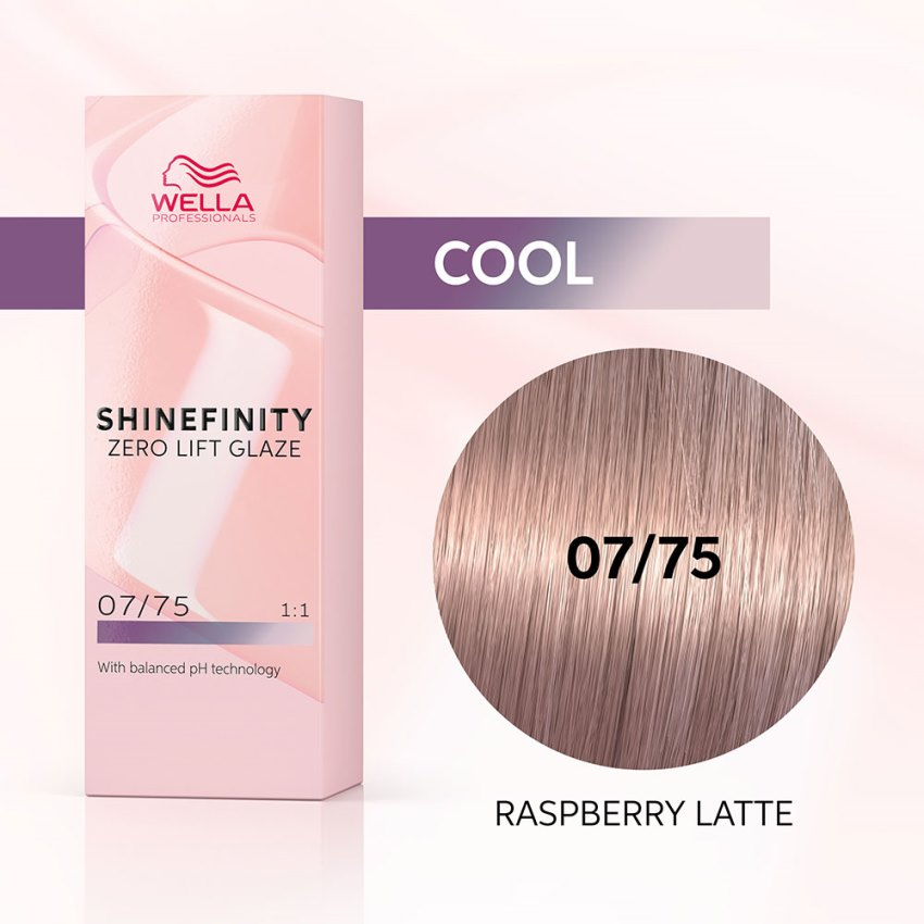 WELLA 07/75 гель-крем краска для волос / WE Shinefinity 60 мл, фото 3