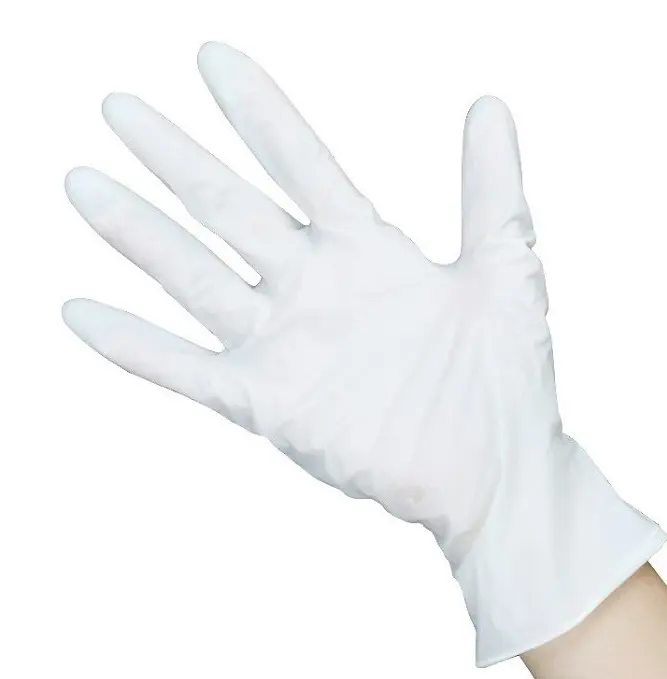 перчатки латексные опудренные нестерильные большие 50 пар SAFE & CARE Перчатки латексные опудренные, размер L / Safe & Care 100 шт