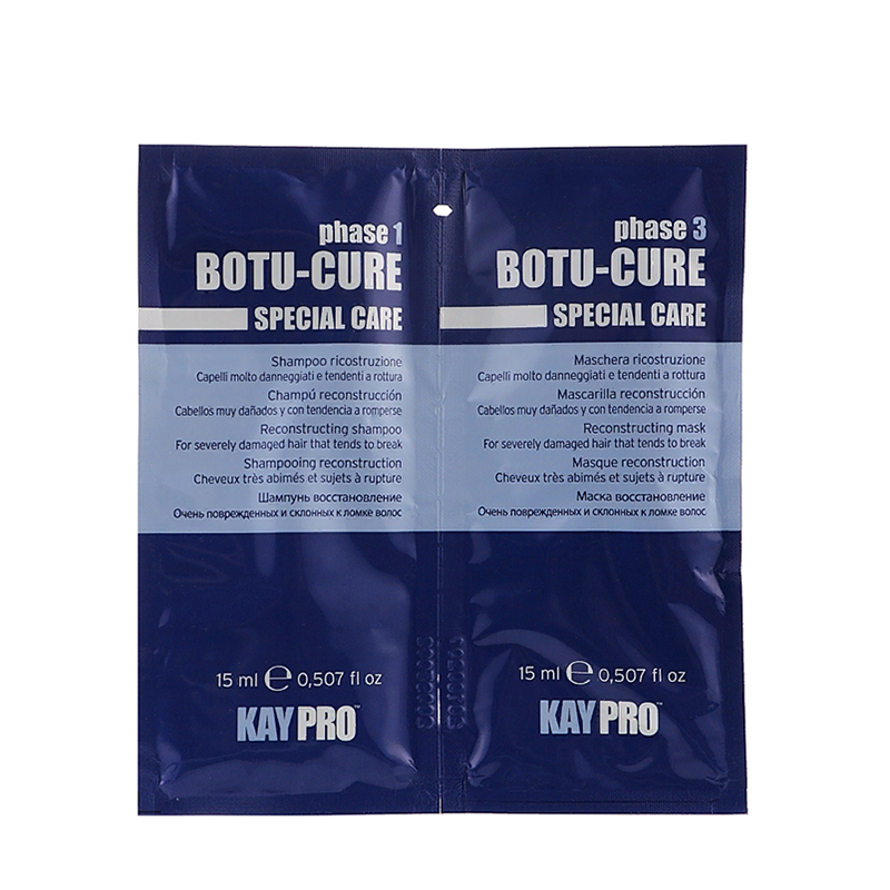 KAYPRO Набор для волос (шампунь 15мл + маска восстанавливающая 15 мл) Botu-Cure набор diamondbrite chemical cure набор химия п п 14 14г