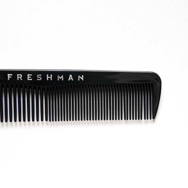 FRESHMAN Расческа-гребень компактная для моделирования и стрижки, размер М / Collection Carbon, фото 6