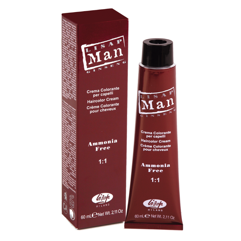 LISAP MILANO 6 краска для волос / LISAP MAN COLOR 60 мл, фото 2