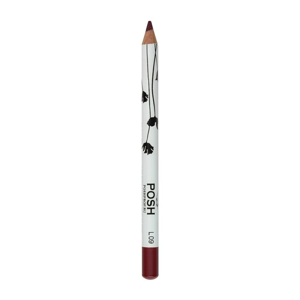 POSH Помада-карандаш пудровая ультрамягкая 2 в 1, L09 / Organic пудровая плёнка имбирная мята 0 5 х 9 м
