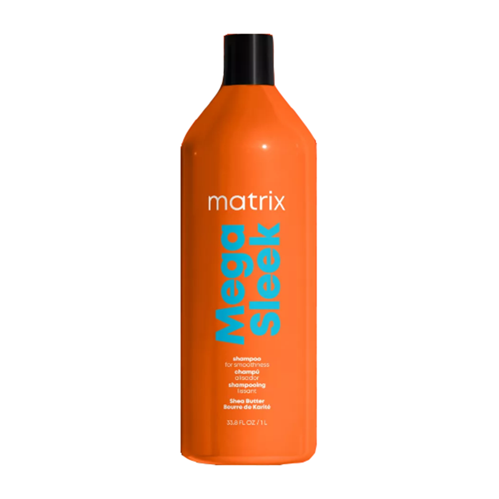 MATRIX Шампунь с маслом ши для гладкости непослушных волос / MEGA SLEEK 1000 мл matrix разглаживающий шампунь с маслом ши total results mega sleek 300 мл х 2 шт