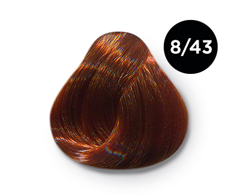 Купить OLLIN PROFESSIONAL 8/43 краска для волос, светло-русый медно-золотистый / OLLIN COLOR 60 мл