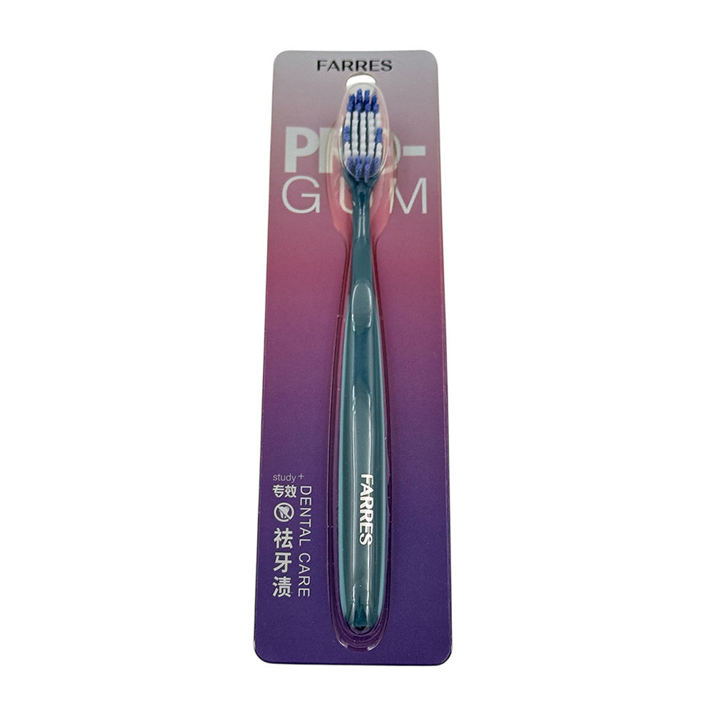 IWOU PROFESSIONAL Зубная щетка со спиралевидной щетиной голубая/FARRES PRO GUM, фото 1