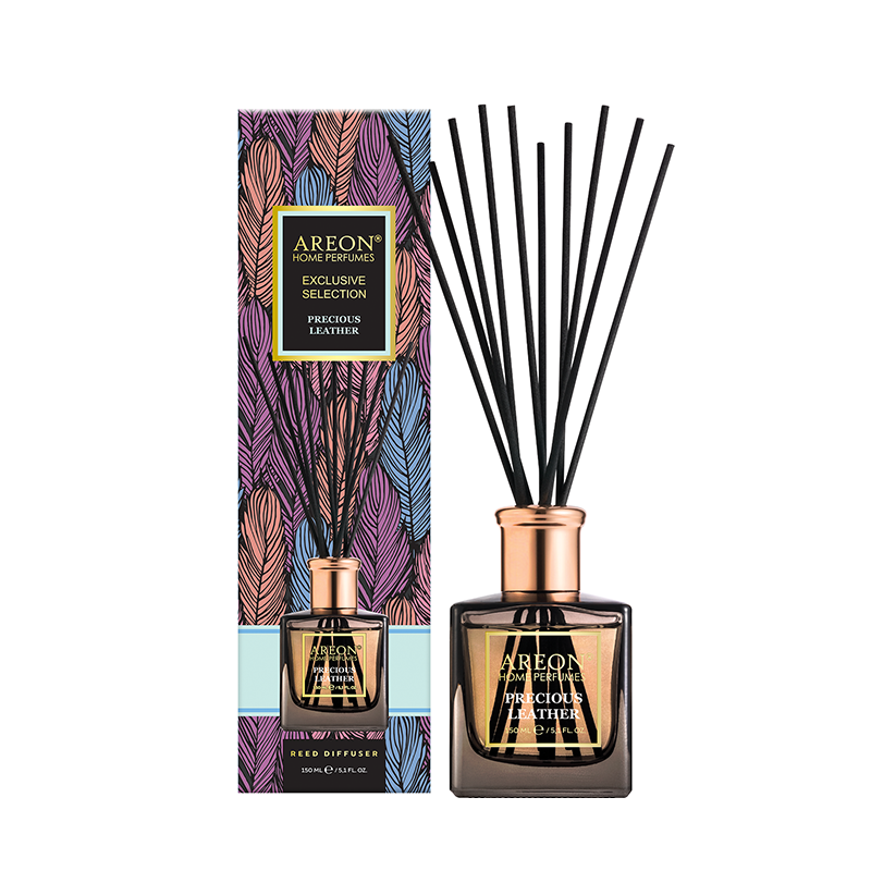 

AREON Диффузор ароматический, драгоценная кожа / HOME PERFUME STICKS EXCLUSIVE SELECTION Precious Leather 150 мл