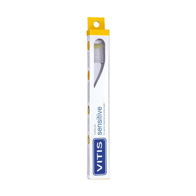 DENTAID Щётка зубная Vitis Sensitive в твердой упаковке dentaid щётка зубная для имплантов vitis implant brush