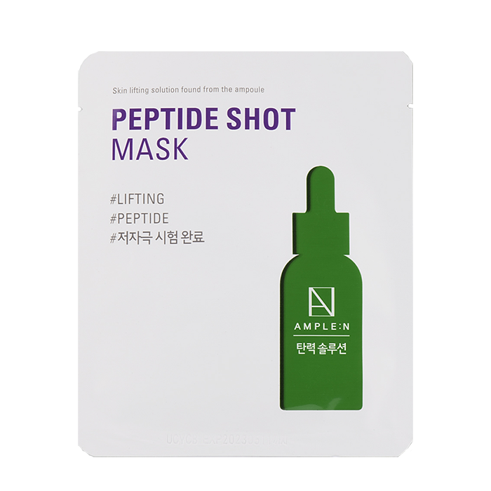 AMPLE:N Маска антивозрастная с пептидами / Peptide Shot Mask 25 мл тканевая маска крем для лица steblanc peptide укрепляющая с пептидами 25 г