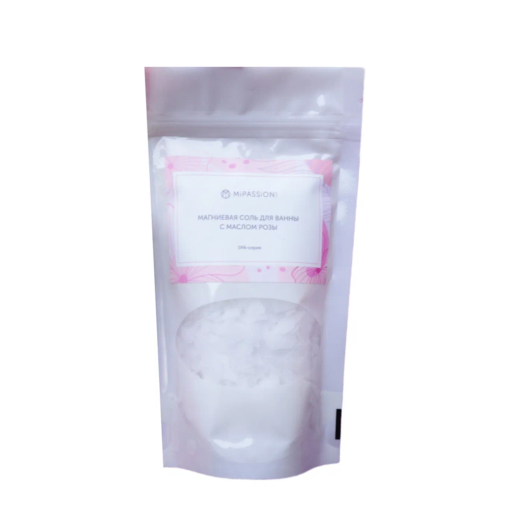 MIPASSIONcorp Соль магниевая с маслом розы / MiPASSiON 150 гр соль для рук и ног charonika desire 500 г
